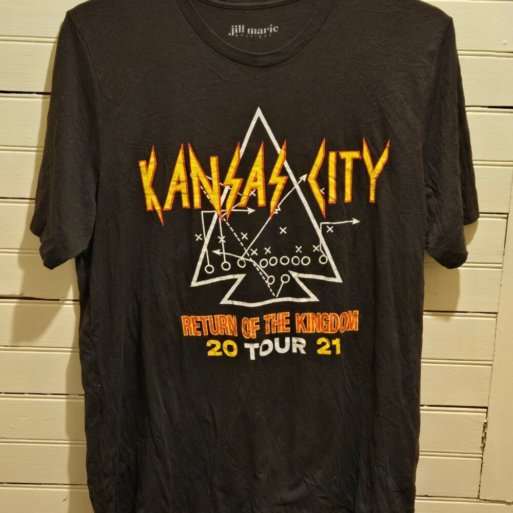 Jill Marie Boutique T-Shirt Unisex Tour Tee Kansas City 20 Tour 21 Black Road